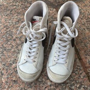 Nike Blazers White High-Top Sneakers